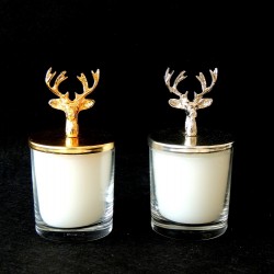 Büyük Boy Bardak Mum Geyik Tepeli