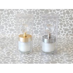 40 cc Kavanoz Mum Kristal Tepeli