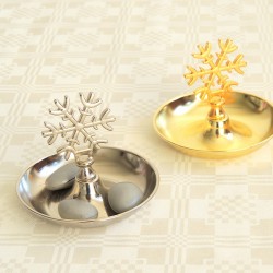 Pirinç Lokumluk & Drajelik Kar Tanesi Tepeli