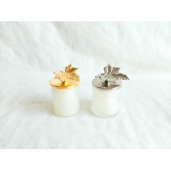 Baklava Desen Mum Çınar Yaprağı