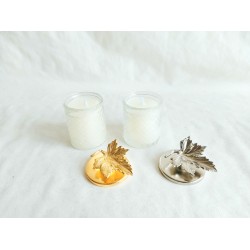 Baklava Desen Mum Çınar Yaprağı