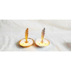 Tüy Tepeli Metal Mumluk